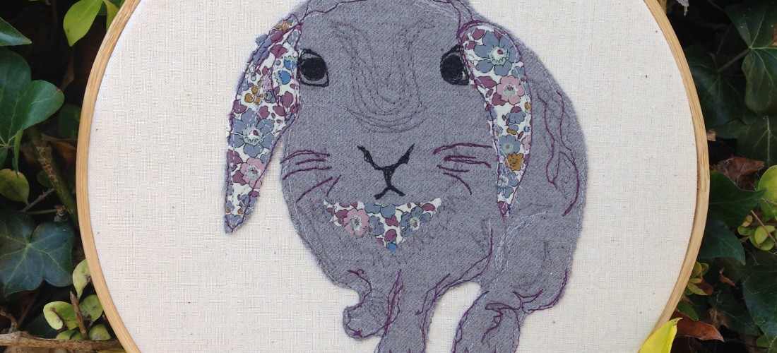 contact me, message me, contact, form, Freehand machine embroidery, textile art, wall hanging, nursery, rabbit lover, rabbits, embroidery, stitching