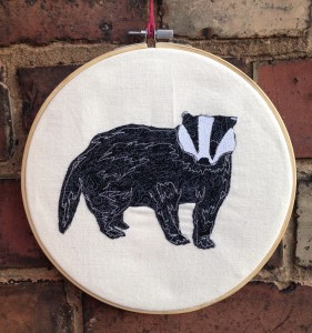 embroidery, freehand machine embridery